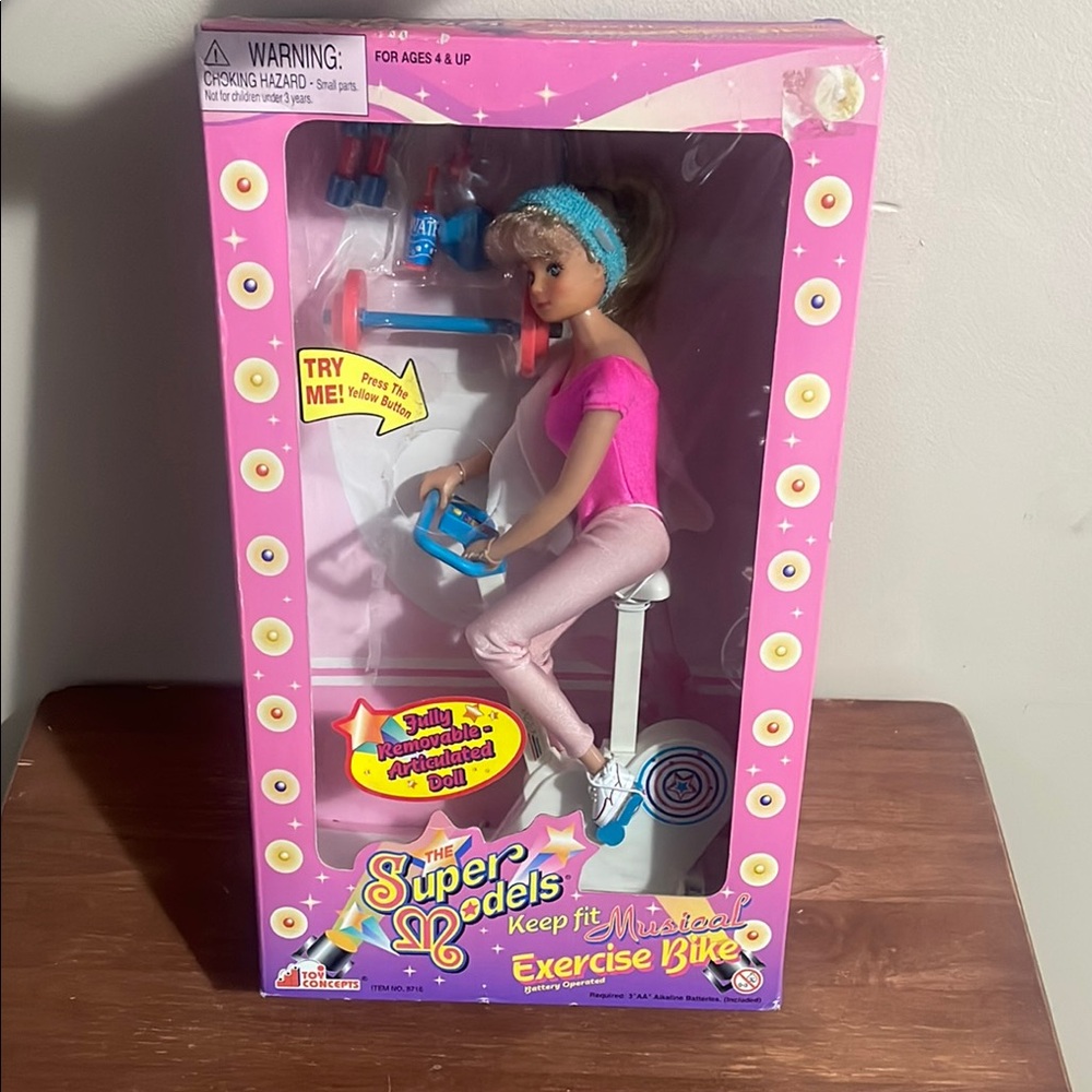 Vintage The Super Models Keep it Fit Doll By Toy Concepts NIB